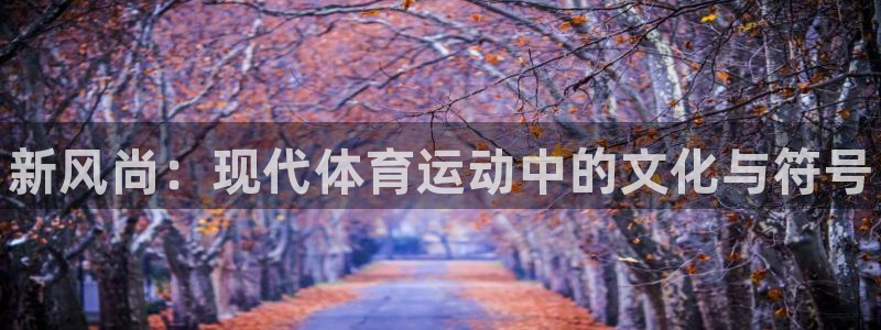 米兰体育官方正版app娱乐40996：新风尚：现代体育运动中