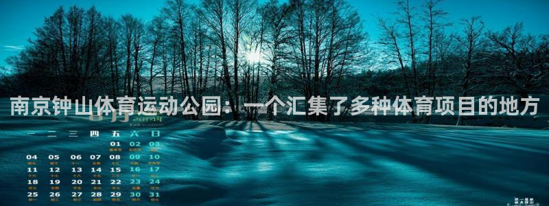 米兰体育官方正版app代理：南京钟山体育运动公园：一个汇集了